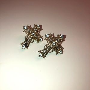 Cross earrings